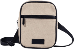 BONNY DODO Casual Crossbody Bag Small Sling Purse Bag Travel Chest Bag Khaki Fanny Pack Fashion Waist Pack Gift for Men Women