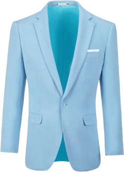 Blazer for Men Linen Suit Jacket for Men Lightweight Sport Coats Casual Mens Blazer for Daily Travel 3X-Large Blue