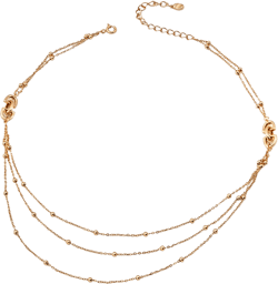 Minimalist Multi-Layer Fine Chain Necklace