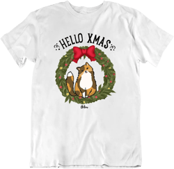 Hello Xmas Custom Cats And Names Christmas T shirt