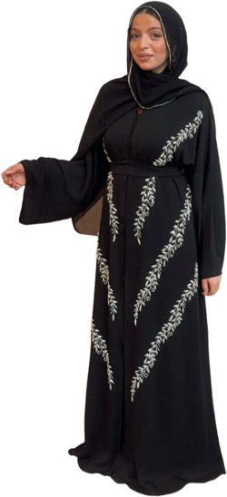 Black Midnight Abaya