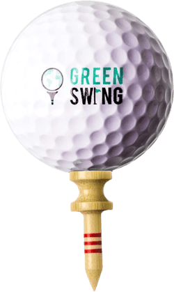 Green Swing Bamboo Castle Golf Tees | Strong Sustainable Biodegradable