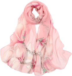 Fashion Summer Women Floral Print Scarf Women Beach Silk Scarf Shawls Female Foulard Long Wraps Sunscreen Hijab One Size 212