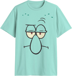 Spongebob Squarepants I Am Squidward Men's Adult Graphic Tee T-Shirt Medium Green