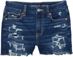 AE Next Level Curvy Ripped High-Waisted Denim Short Short