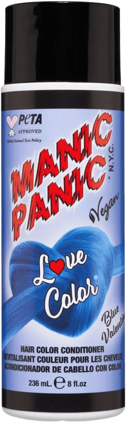 Manic Panic Love Colors Blue Valentine Temporary Hair Color Cream - Blue - 8oz