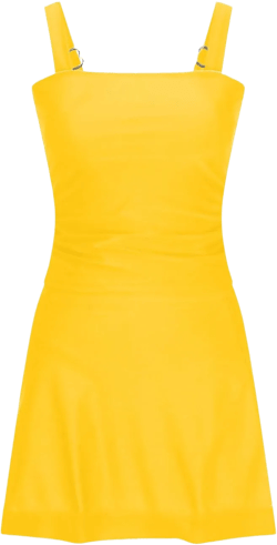 Tankini Swimsuits for Women Tummy Control Plus Size with Skirt 2 Piece Bathing Suits High Waist Modest Retro Swimwear XX-Large A14_yellow