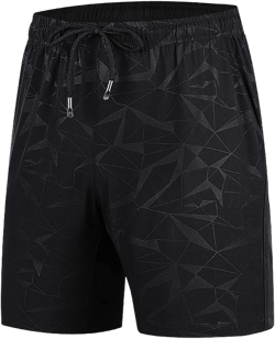 Ymosrh Men's Athletic Hiking Shorts Quick Dry Workout Shorts Lightweight Gym Running Shorts Basketball Training 3X-Large Khaki-2