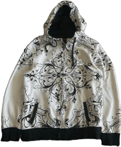Meiweileya Women's Y2k Grunge Skull Graphic Zip Up Hoodies Emo Goth Skeleton Jacket Long Sleeve Dull Black Medium
