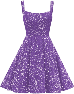 Sequin Homecoming Dresses for Teens Sparkly Short Prom Dress 2024 Spaghetti Straps A-line HOCO Dress for Juniors Purple 18