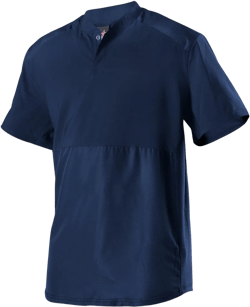 Alleson Athletic Kids' Youth Short Sleeve Baseball Jacket Large Navy