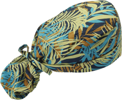 Long Hair Working Cap for Women Scrub Caps Can Store Long Hair One Size Multi Color