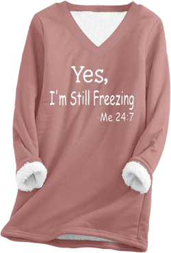 Fuzzy Fleece Lined Sweatshirts for Women 2023 Cozy Winter Pullover Sweater Tops v Neck Plus Size Loose Long Loungewear X-Large #G08-rose Gold