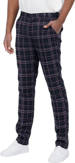 Plaid Trouser Pants