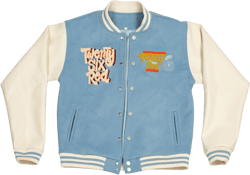 Retro Cat Varsity Jacket