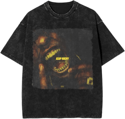 Men Streetwear Oversized Retro T-Shirt Short Sleeve Adult Teens Cotton Shirt Large Black