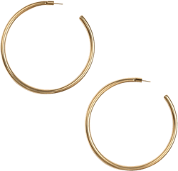 Bestow Large Gold Hoops Earrings for Women, 18K Hypoallergenic, Lightweight, Classic Big Hoops, Modern Large Hoop Earrings, Perfect for Everyday Wear and Special Occasions [Gold, 2.75 in]