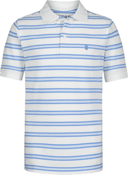 IZOD Boys' Short Sleeve Pique Polo Shirt 18-20 Bright White