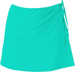JadeRich Women's Overlapped Side Tie Wrap Skirt Beach Swimwear Tankini Bikini Cover-up (No Brief) at Amazon Women’s Clothing store