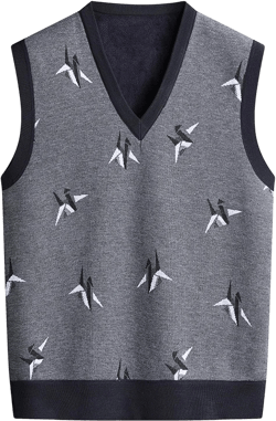 Sweater Vest Men Argyle Color Block Fall Pullover V Neck Sleeveless Fashion Casual Loose Knitted Jumper Tops Comfort Sweaters Green X-Large
