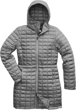 The North Face Women's Thermoball Eco Insulated Parka Hooded Jacket Small Tnf Medium Grey Heather