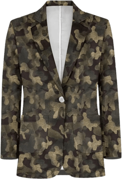 Men's Casual Blazer Long Sleeve Suit Jackets Sports Coats One Button Business Jacket with 2 Pocket Size XS-5XL X-Large Camouflage Print
