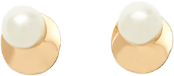 Faux Pearl Stud Earrings