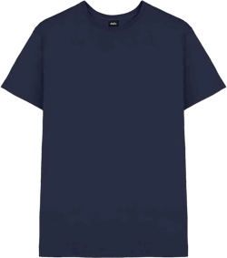 DALIX Classic Fit Soft Cotton Jersey Pre Shrunk T Shirt Mens Tee Medium Navy Blue