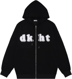 Men Hoodie Letter Print Sweatshirt Coat Men's Casual Long Sleeve Spring and Autumn