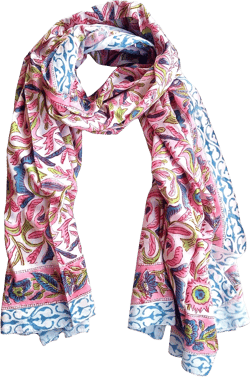 Hand block rajasthani print scarves for women 73x44 inch size 100% cotton scarfs use as also sarong Big Scarves 3