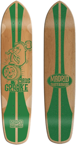 Madrid Claus Grabke Retro Green 2.0 34" Cruiser Longboard