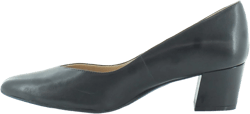 Naturalizer Women's Mali Pointed Toe Pump 7.5 Black Leather
