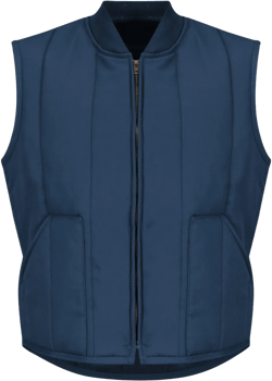 Red Kap Quilted Vest, Navy - L