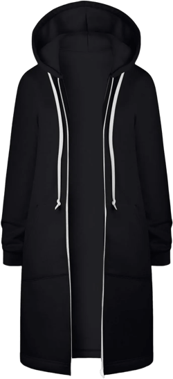Long Sweatshirts For Women To Wear With Leggings Zip Up Hoodie Lightweight Oversized Jackets 2025 Coat with Pockets