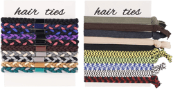 20pcs Hair Tie Bracelets for Women, 2 Styles Multicolored Hair Ties for Men Braided and Knot Decor Ponytails Holders Boho Hair Elastics Accessories for Thin Thick Buns Hairstyles