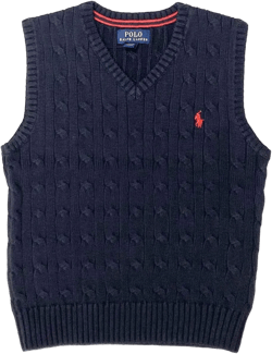 Polo Ralph Lauren boys Cable Knit Pullover Sweater Vest