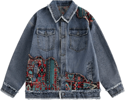 Unisex Jacket Fall Vintage Denim Jacket Women's Clothing