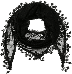 Women Catholic Florals Checks Mantilla Head Veil triangle scarf Tassels Cathedrals Church Chapel Lace Veil Mass
