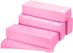 Maitys Wax Strips, 400 Pieces Non Woven Hair Removal Wax Facial and Body Waxing Strips Bikini Wax Strip Paper for Women and Men (Pink)