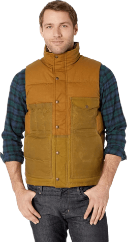 Filson Men's Down Cruiser Vest X-Large Dark Tan