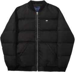 Black bomber jacket