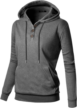 GIVON Women's Essential Pullover Hoodie Lightweight Long Sleeve Comfort Sweatshirt for Everyday Wear