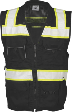 ML Kishigo Enhanced Visibility Professional Utility Vest Solid PolyCotton Reflective Durable and Funtional Padded Neck 3X-Large Lime