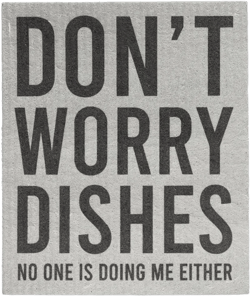Don’t Worry Dishcloths Set/2