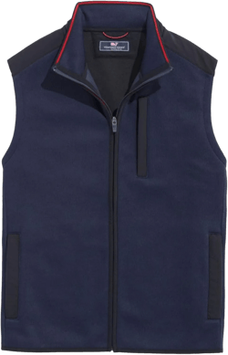 vineyard vines Men's Mountain Sweater Fleece Vest