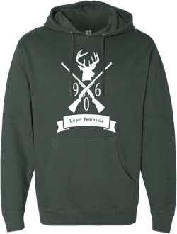906 Deer Midweight Hooded Sweatshirt