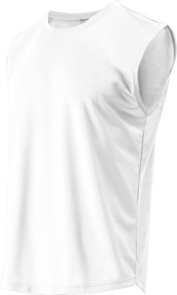 Mens Tank Top Workout - Sleeveless Quick Dry Running Sports Gym Fitness Shirts Plain Muscle Tee Small White