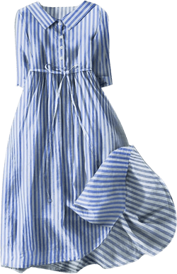 aihihe Women's Cotton Linen Dress Floral Print Short Sleeve Buttoned Spread Collar Midi Dress 2024 Spring Summer Trendy Dress