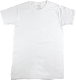Fruit of the Loom Boy's Cotton Crew Neck Tee  Shirt (Pack of 5), Large, White