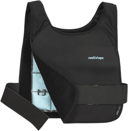 HYPERWEAR Cool2Shape Cooling Vest & Waist Belt, Brown Fat Activation for Extra Calorie Burn, Includes Cooling Packs